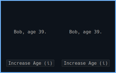 PySide6 application with MVVM showing synchronized views